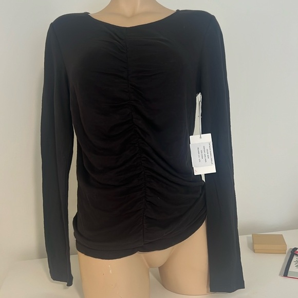 Frame Shirred Linen Top - Picture 1 of 3
